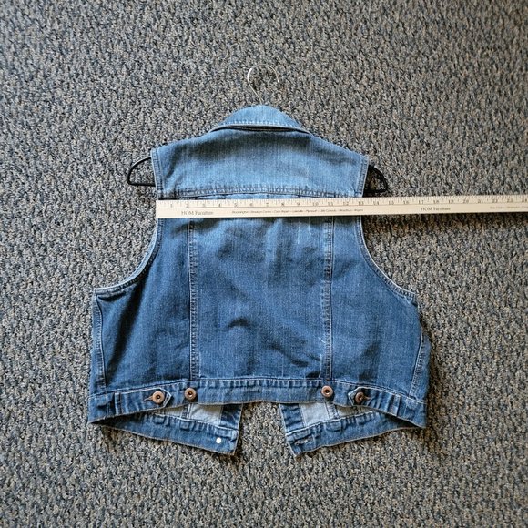 Vintage Highway Jeans Jacket Sleeveless Women’s Jacket Vest Size 1X - Picture 2 of 15